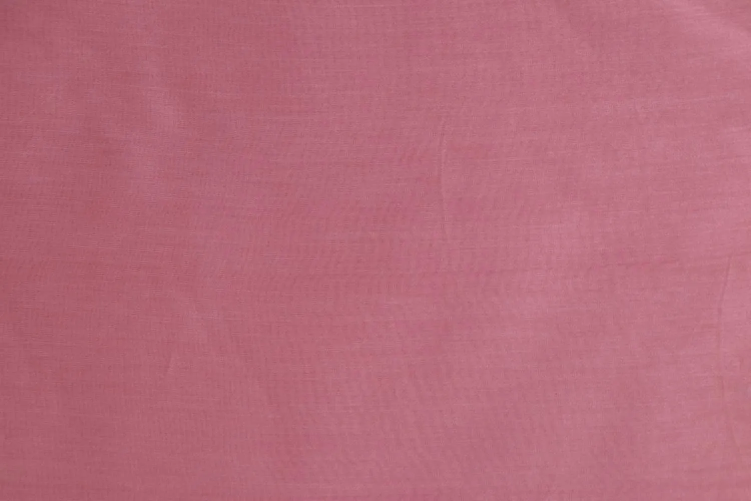 Precut of 1 Meter of Rose Pink Plain Chanderi Cotton Silk Fabric