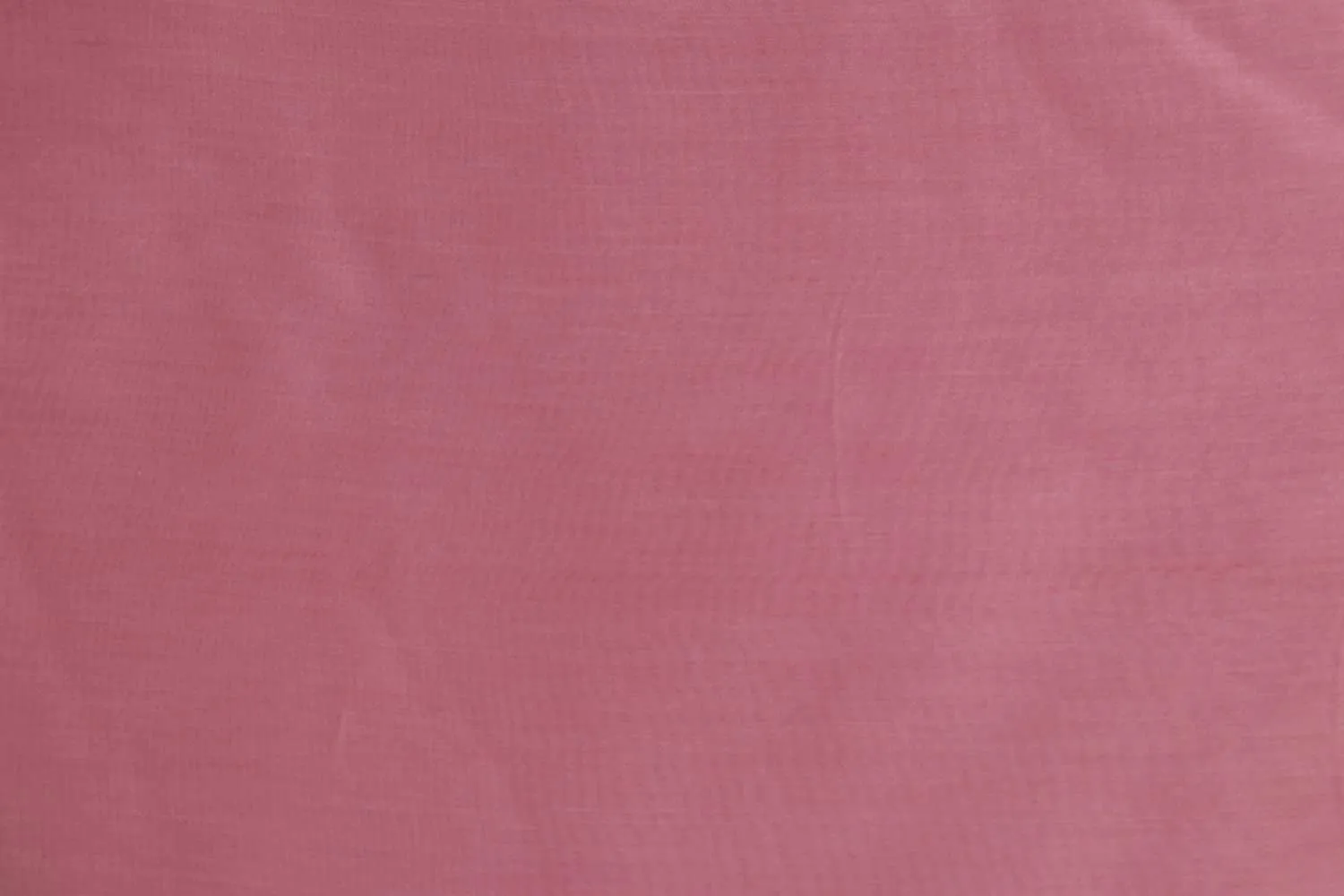 Precut of 1 Meter of Rose Pink Plain Chanderi Cotton Silk Fabric