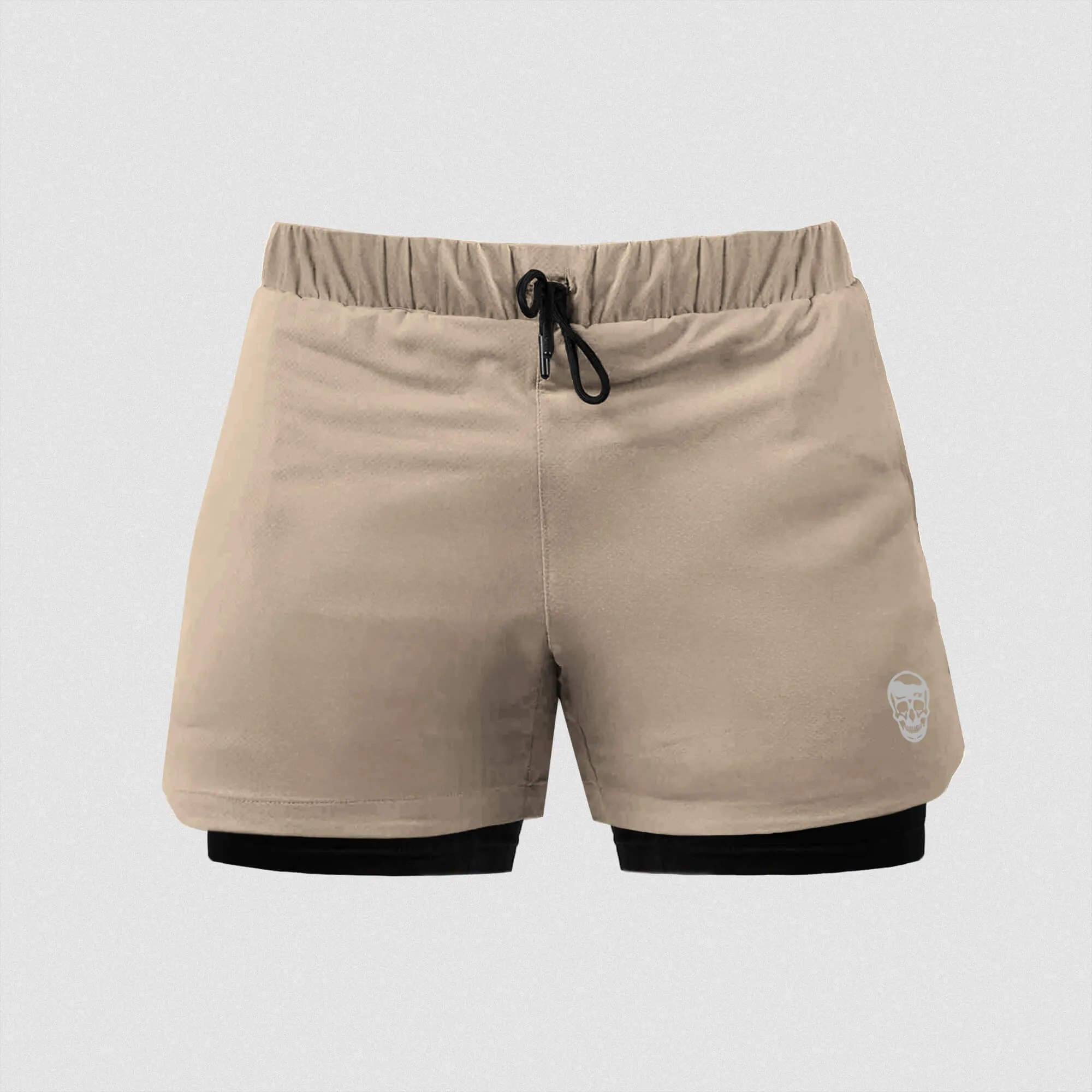 React Training Shorts - Tan