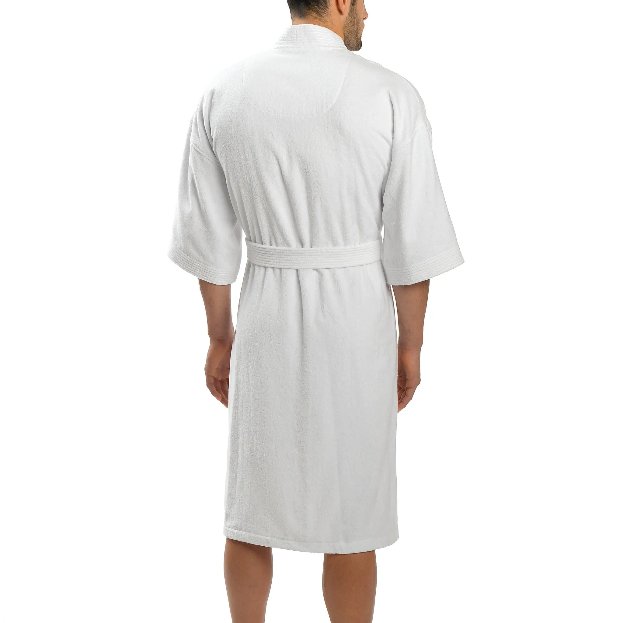 Solid Terry Velour Kimono Robe