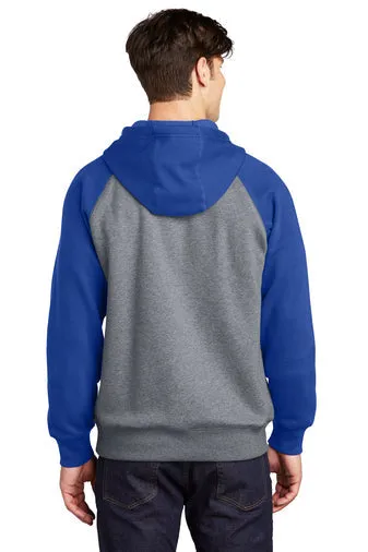 Sport-Tek® ST267 Raglan Colorblock Pullover Hooded Sweatshirt