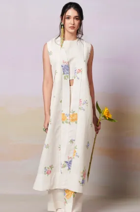 Summer Rose sleeveless Overlay Co-Ord Set