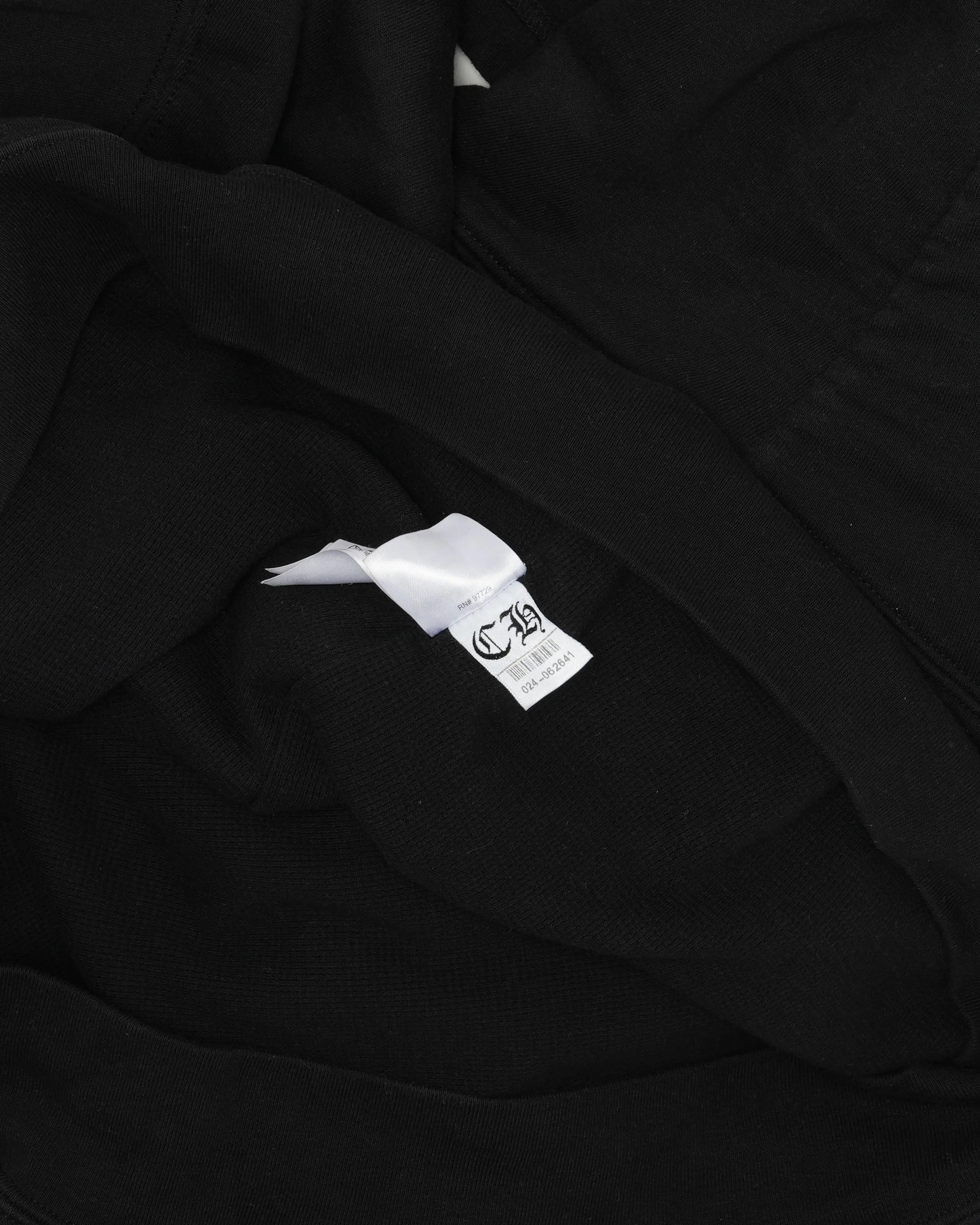 Thermal Lined Vertical Logo Zip Up Hoodie