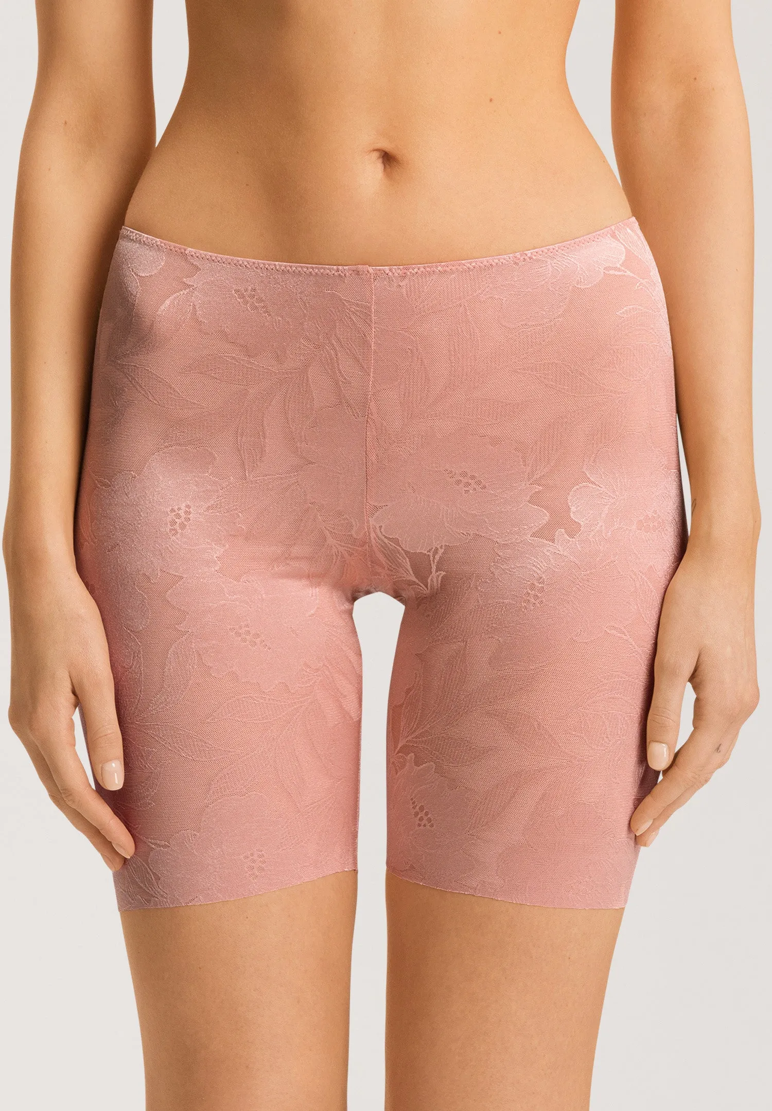 Tina Floral Bike Shorts | Mocha Powder 70923-2305