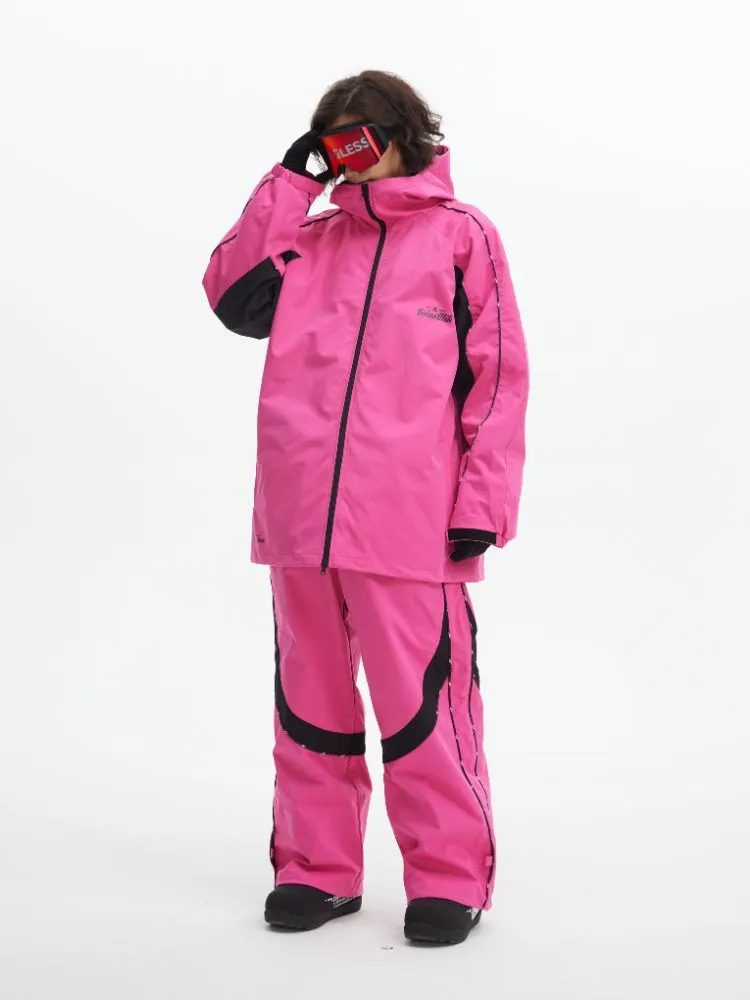 Tolasmik TK PRO  Printed Stitching Snow Pants - Women's