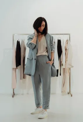 Trousers Inge in Light Blue