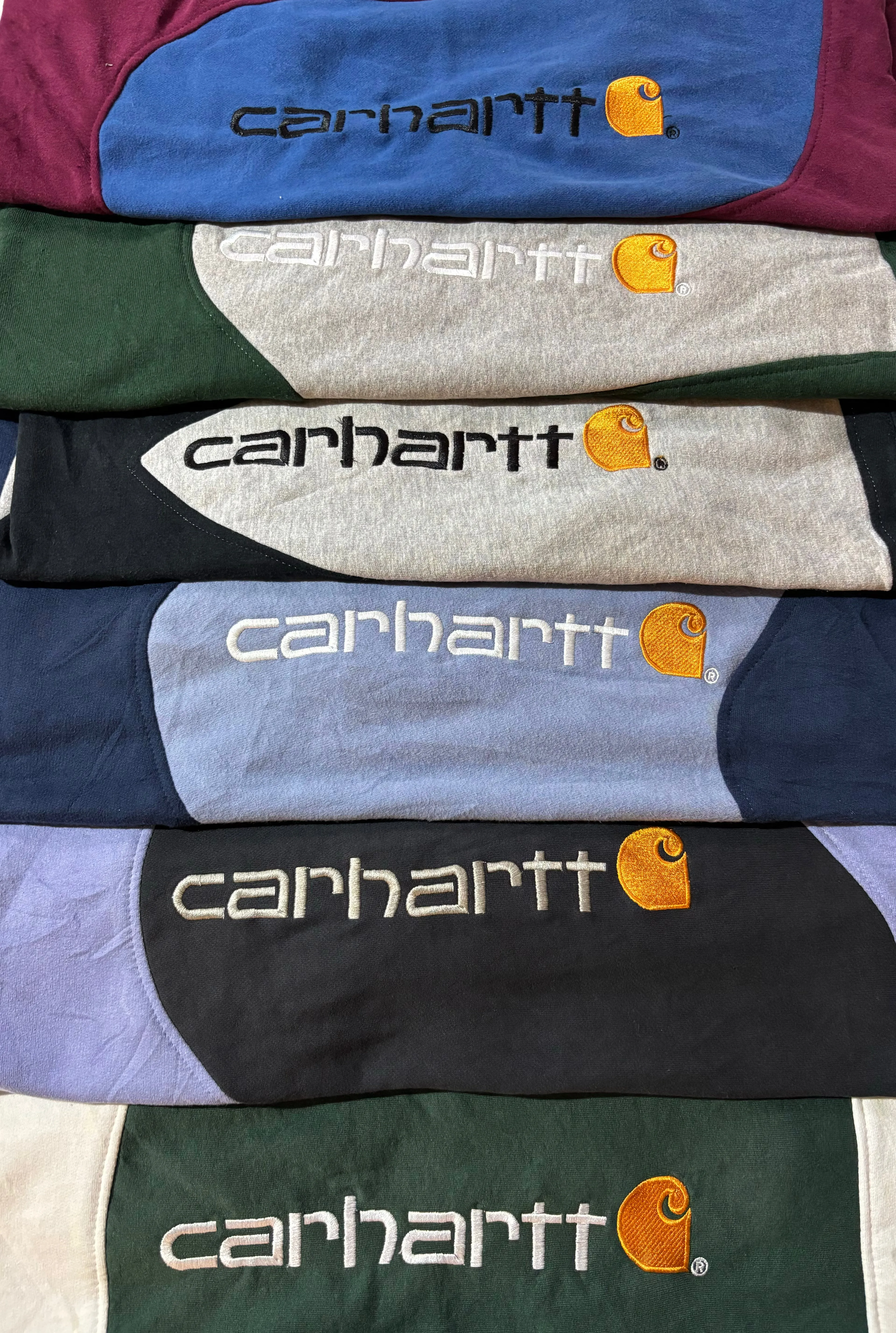 Vintage Carhartt Rework Style Spell out Sweatshirts All Sizes - MOQ 20 pcs
