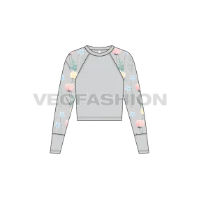Women's Floral Embroidered Sheer Mesh Top