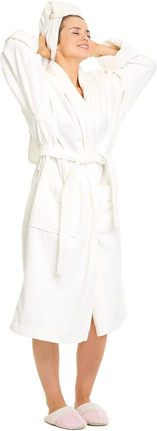 Women's Organic Cotton Terry Bathrobe [GOTS CERTIFIED]
