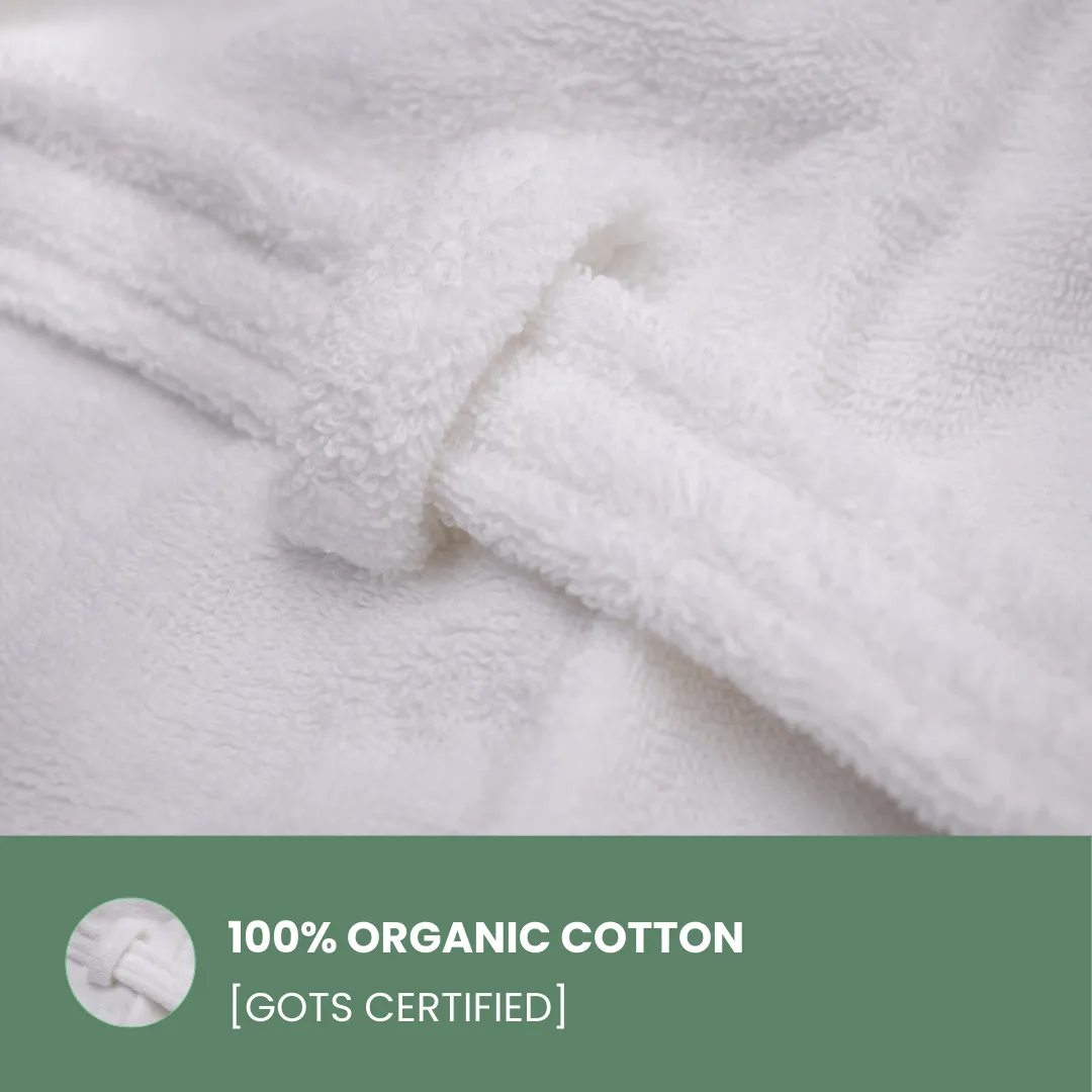 Women's Organic Cotton Terry Bathrobe [GOTS CERTIFIED]